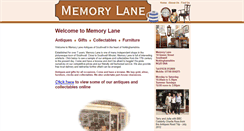 Desktop Screenshot of memoryantiques.co.uk